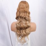 Vlnitý PONYTAIL se stahovací gumou - šafránová blond – Zboží Dáma