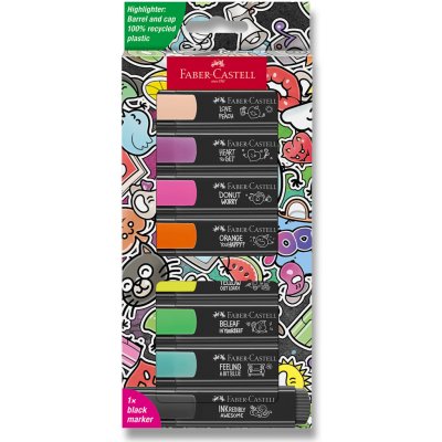 Faber Castell Textliner 1546 set 8ks Graffiti – Hledejceny.cz