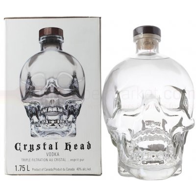 Crystal Head Vodka 40% 1,75 l (karton) – Zboží Dáma