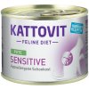 Konzerva pro kočky Kattovit Feline Diet Sensitive krůtí 6 x 185 g