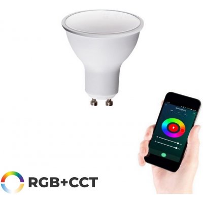 Kanlux LED žárovka SMART 4,7W GU10 RGB+CCT Bluetooth TUYA 33643 – Zbozi.Blesk.cz