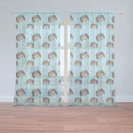 Sablio Záclony Pejsek s kostí: 2ks 150x250cm – Hledejceny.cz