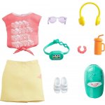Mattel Barbie Roxy oblečení pro panenku tričko a sukně – Zboží Mobilmania