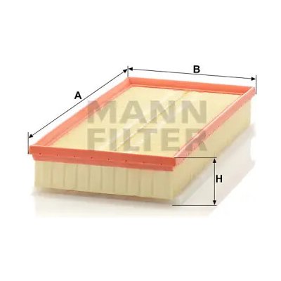 MANN FILTER Vzduchový filtr C 37 153/1 – Hledejceny.cz