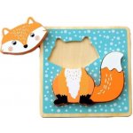 Adam Toys Edukační vkládačka Liška – Zboží Dáma