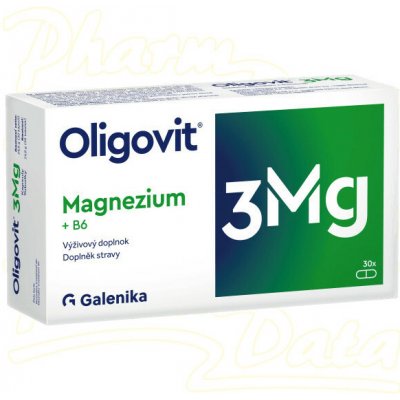 Oligovit 3Mg Magnezium + B6 30 tobolek – Hledejceny.cz