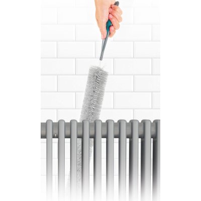 Goodhome Kartáč na radiátor pevný ale flexibilní 50cm zelená rukojeť – Hledejceny.cz