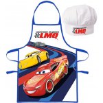 Euroswan Dětská zástěra s kuchařskou čepicí Auta Cars motiv McQueen & Cruz – Zboží Dáma