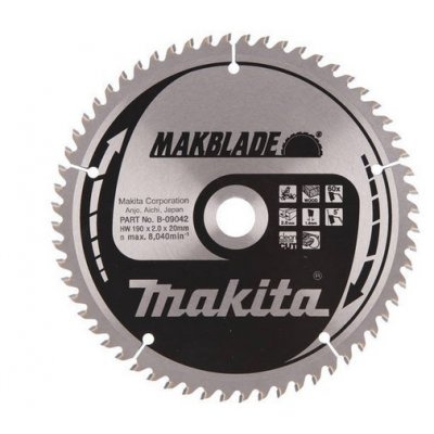 Makita B-09042 MAKBLADE Pilový kotouč na dřevo 190x20mm 60 zubů