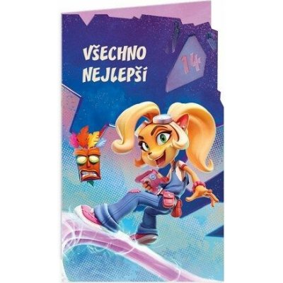 ARGUS Dětské přání k narozeninám s výběrem roku Coco Bandicoot 17-6046c – Hledejceny.cz