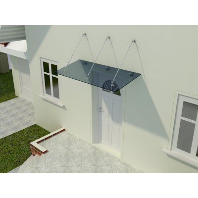 Fisher Olymp skleněná šedá 300x90 cm – Zbozi.Blesk.cz