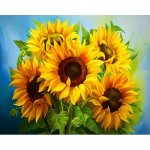 Figured ART Vyšívání křížkové sada Slunečnice 32 x 40 cm – Zboží Dáma