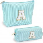 Jersries personalizovaná sada kosmetických taštiček 2 kusy s initials od A – Hledejceny.cz