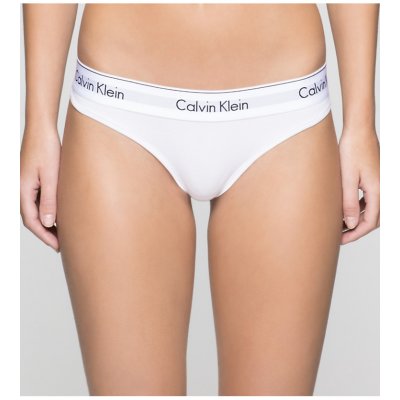 Calvin Klein Dámská tanga Modern cotton bílá – Zboží Mobilmania