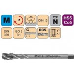 NÁSTROJE CZ Závitník strojní M5x0,8 ISO2 HSSCo5 DIN 376 RSP35 - 4050 - CZZ4050-M5-ISO2 – Zboží Mobilmania