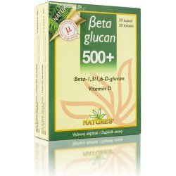 Natures Beta glucan 500+ 30 kapslí