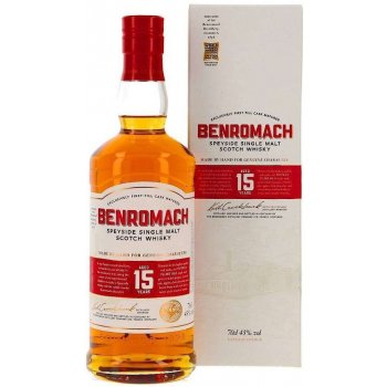 Benromach 15y 43% 0,7 l (karton)