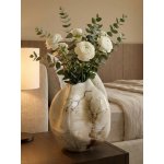 Moderní porcelánová váza z kaolinu s uměleckým designem 45 cm - Marea – Hledejceny.cz