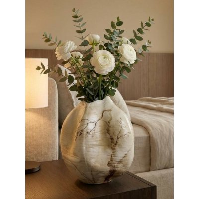 Moderní porcelánová váza z kaolinu s uměleckým designem 45 cm - Marea – Hledejceny.cz