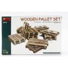 Sběratelský model Miniart Wooden Pallet Set 49016 1:48