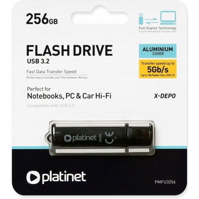 Platinet Pendrive X-Depo 256GB PMFU3256 – Hledejceny.cz