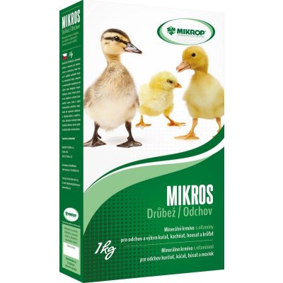 Mikros drůbež/odchov 1 kg – Zboží Mobilmania