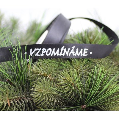 Stuha s textem Vzpomínáme 2/50 - černá - ST2556 – Zboží Dáma