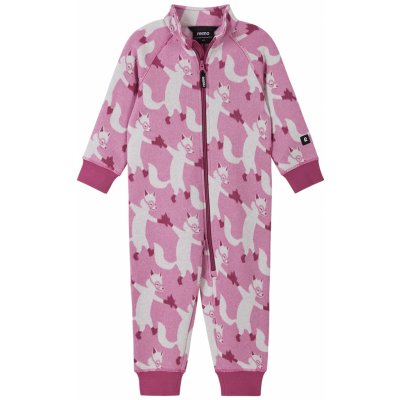 Dětský fleecový overal Reima Myytti Mauve Pink – Zboží Mobilmania