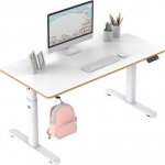 Lama Plus Elektricky výškově nastavitelný stůl HIGHLANDER - 120 cm, bílá – Hledejceny.cz