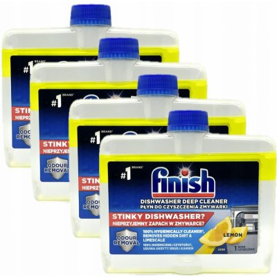 Finish Čisticí prostředek do myčky 4 x 250 ml – Zboží Mobilmania