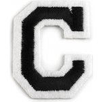Nažehlovačka písmena, střední, 3 "C" černá (bal. 10) – Zboží Dáma