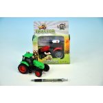 Mikro trading Traktor kov 12 cm na setrvačník na baterie 3xLR41 se zvukem se světlem – Zboží Dáma