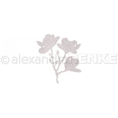 Alexandra Renke Vyřezávací šablona Květy magnolie – Hledejceny.cz