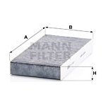 Filtr, vzduch v interiéru MANN-FILTER CUK 2327-2 (CUK23272) – Hledejceny.cz