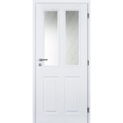 Doornite Achilles 80 P, 846 × 1983 mm, lakované, pravé, bílé, prosklené C1M4W2.80P1.XE