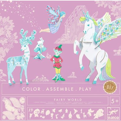 Djeco Do it yourself Color.Assemble.Play Fairy world