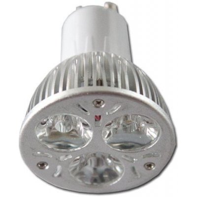 Max LED žárovka GU10 3xSMD 3x1W 4000-4500K čistá bílá