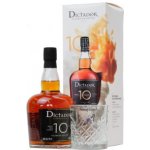 Dictador 10y 40% 0,7 l (dárkové balení 1 sklenice) – Hledejceny.cz