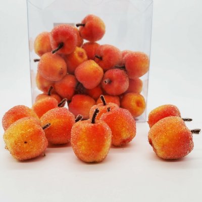 Žlutočervená omrzlá jablíčka 3,5cm/35ks – Hledejceny.cz