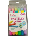 Colorino Pastelky voskové trojhranné neonové 6ks – Zboží Dáma