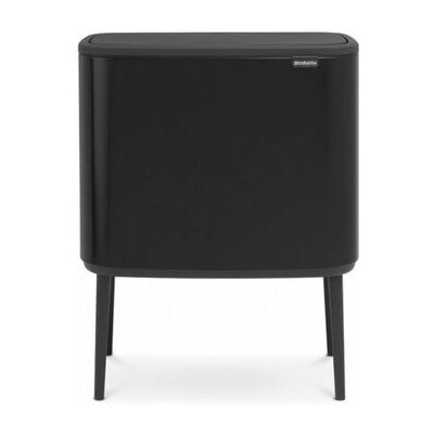 Brabantia Bo Touch Bin 3 x 11 L matná černá 316067 – Zboží Mobilmania