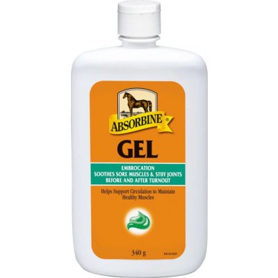 Absorbine Mazání na bolavé svaly šlachy a klouby Veterinary liniment Absorbine gel 340 ml – Hledejceny.cz