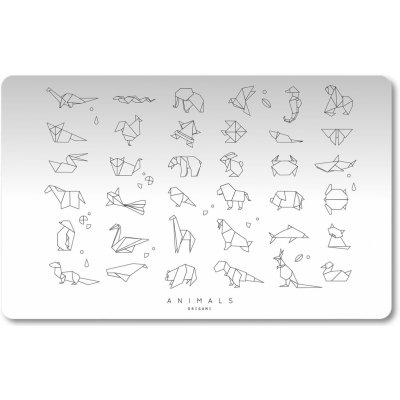 KARTON P+P Podložka na stůl PP 60x45cm Origami animals – Zboží Mobilmania