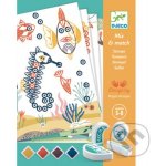 Djeco Kreativní sada s razítky podivuhodná zvířáta – Zboží Dáma