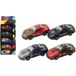 Teddies Auto závodní 4ks kov/plast 8,5cm na zpětné natažení v krabičce 11x28x5cm – Hledejceny.cz