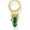 Náušnice Thomas Sabo kusová náušnice Malachite CR724-414-6