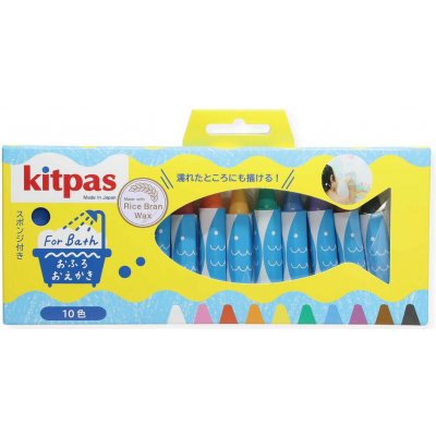 Kitpas Sada 10 ks voskovek do koupele s houbičkou – Zboží Mobilmania