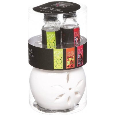 DekorStyle Aroma lampa + 3 ks olejů ovocné vůně – Zboží Dáma