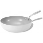 Elmich Nepřilnavá keramická Wok pánev Vital 30 cm krémově bílá – Sleviste.cz
