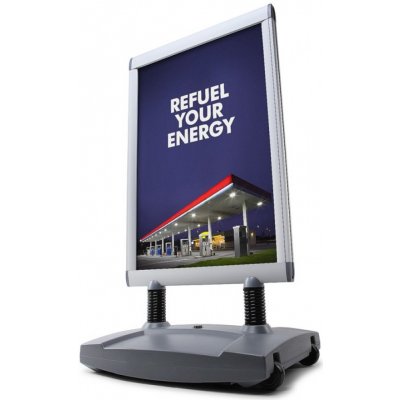 Jansen Display Windtalker Excel 700 x 1000 mm (B1), základna plnitelná vodou – Hledejceny.cz